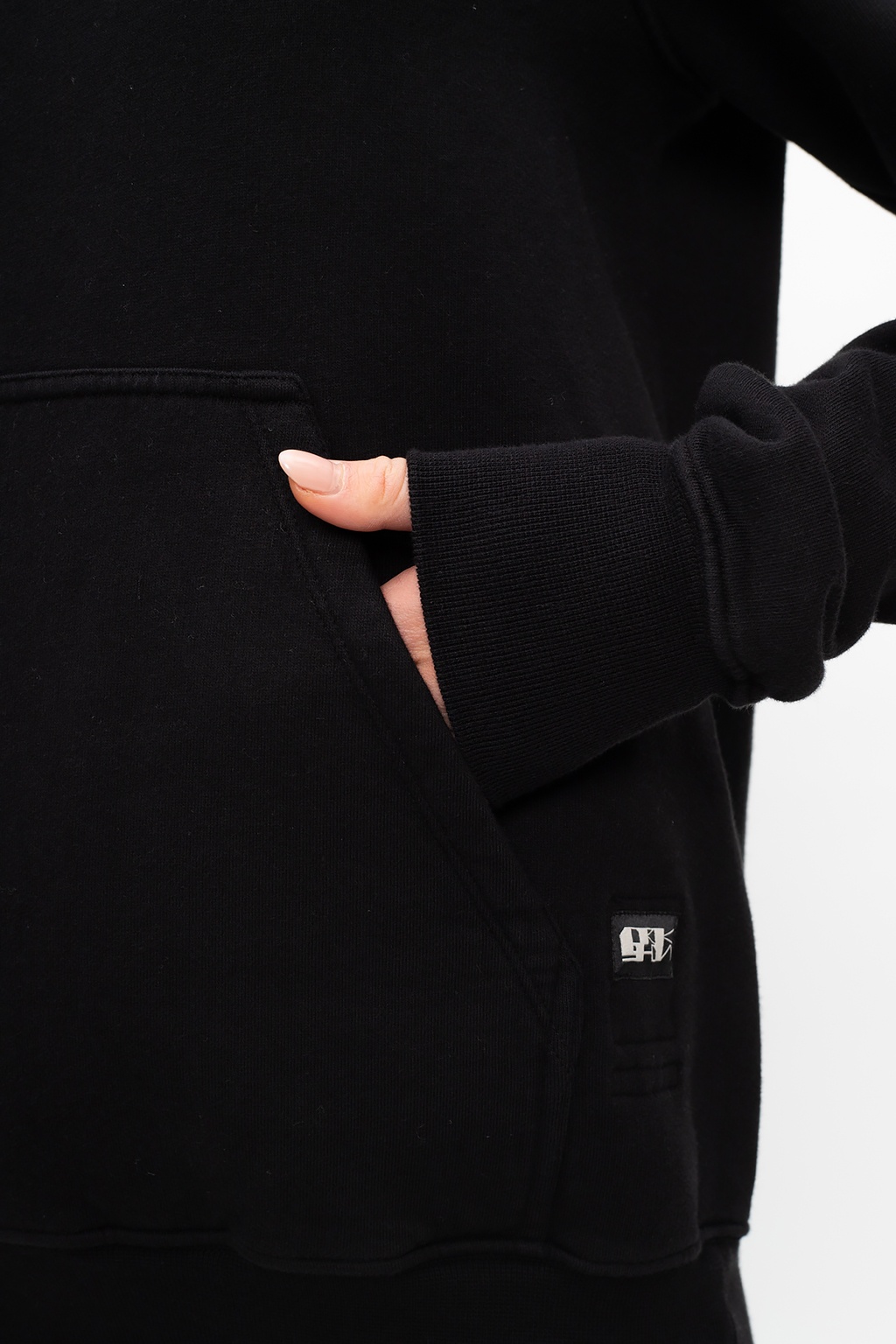 Rick Owens DRKSHDW Patched hoodie