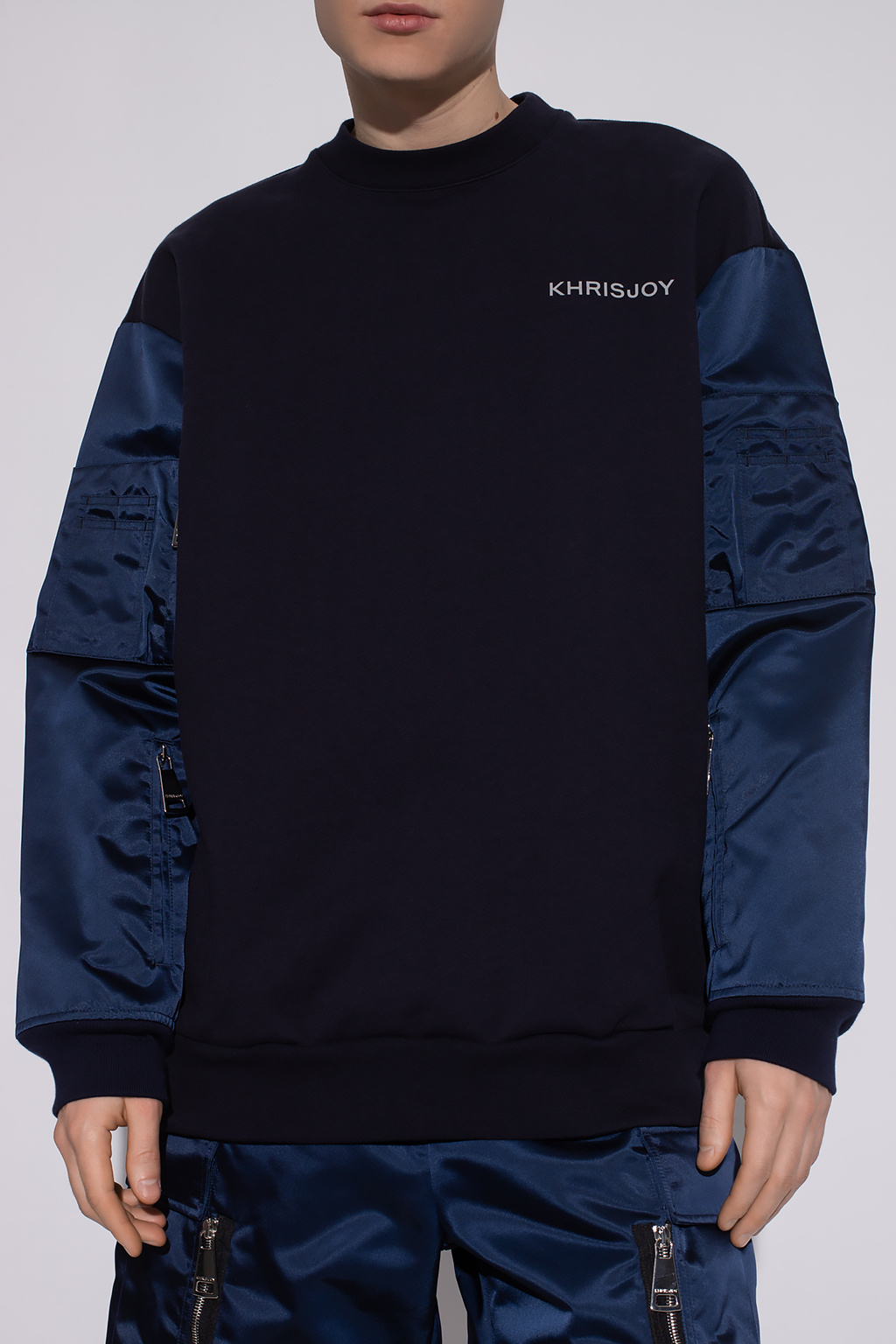 Khrisjoy Panelled bibs sweatshirt