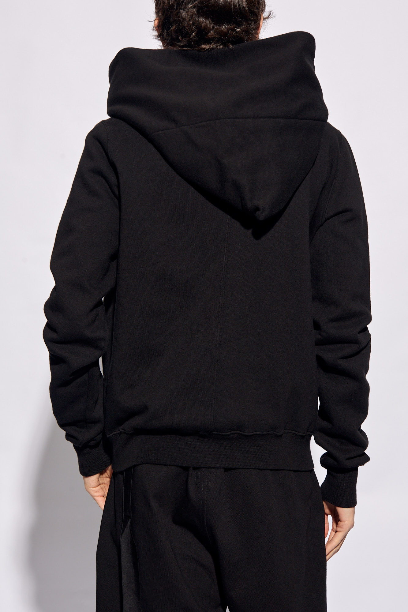 Black Asymmetrical oversize hoodie Yohji Yamamoto - Vitkac Canada