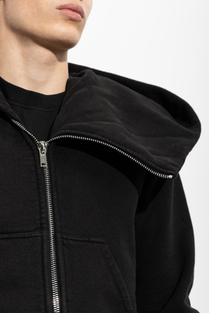 Rick Owens DRKSHDW Sweatshirt with an asymmetric zipper