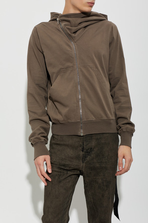 Rick Owens DRKSHDW Mikina s asymetrickým zipem