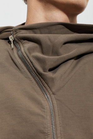 Rick Owens DRKSHDW Mikina s asymetrickým zipem