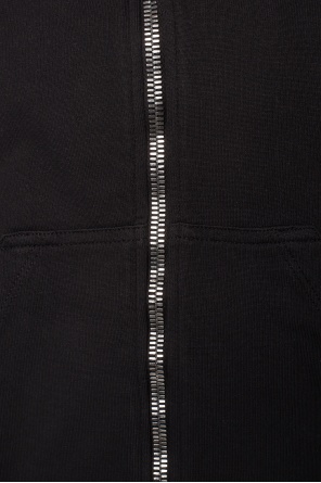 Rick Owens DRKSHDW Sweatshirt with asymmetrical zip