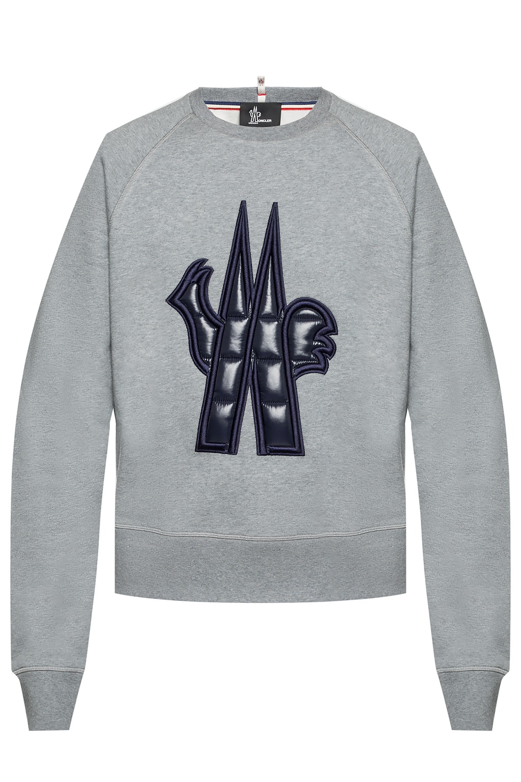 moncler logo embroidered sweatshirt