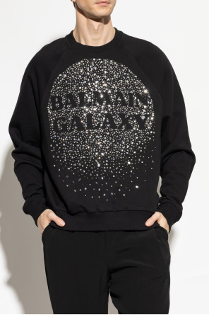 Balmain Bluza z połyskującymi cekinami