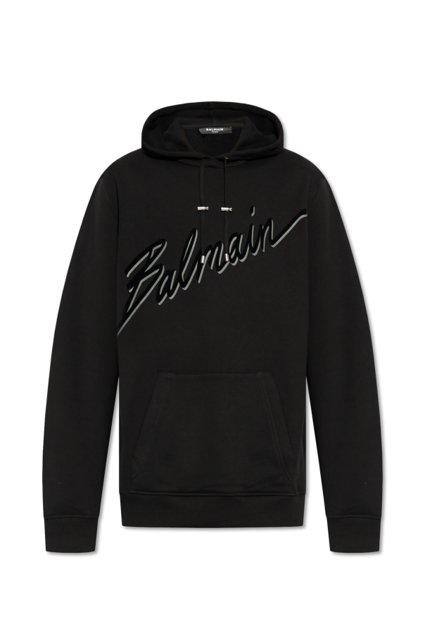 Sweatshirt with printed logo od Balmain