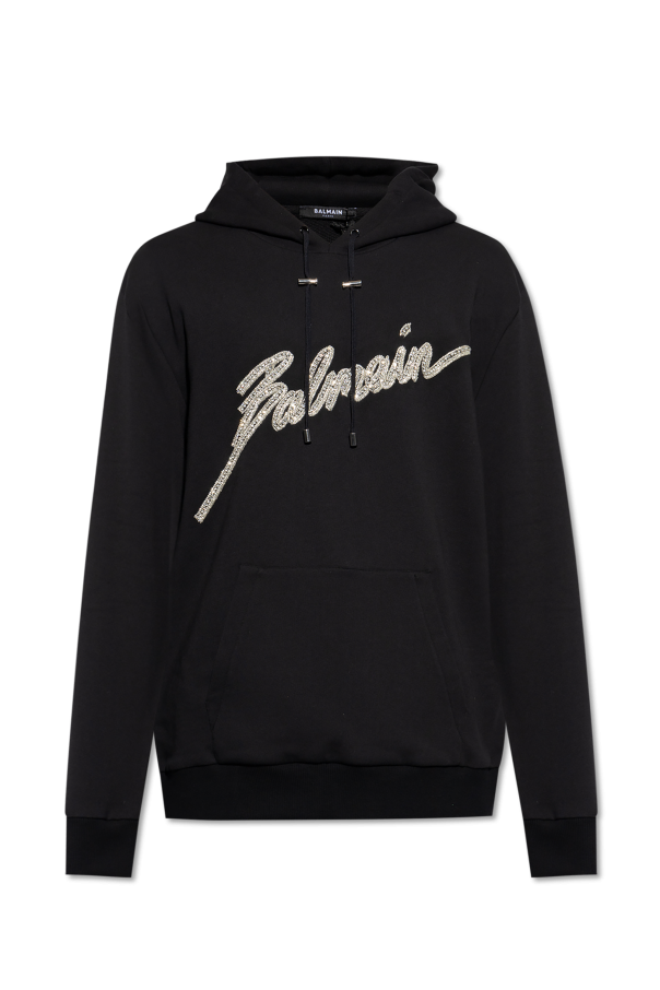 Balmain Sweatshirt with shimmering appliqués