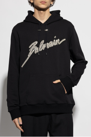 Balmain Sweatshirt with shimmering appliqués