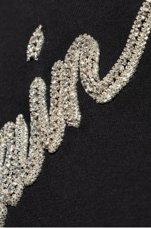 Balmain Sweatshirt with shimmering appliqués