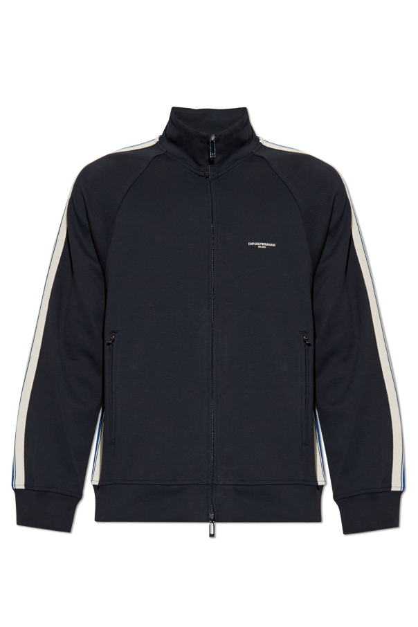 Sweatshirt with a stand-up collar od Emporio Armani