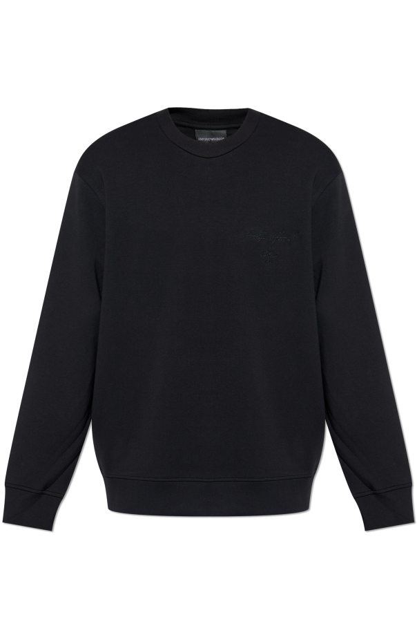 Sweatshirt from the `Sustainability` collection od Emporio Armani