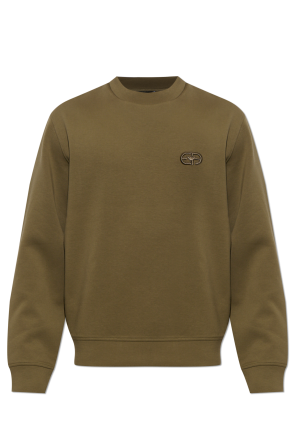 Sweatshirt with embossed logo