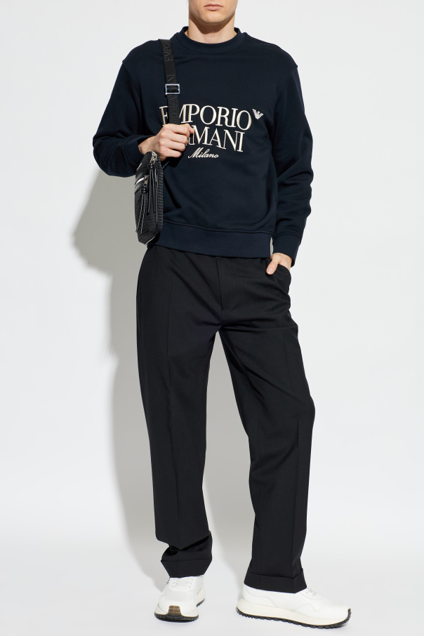 Emporio Armani Sweatshirt with embroidered logo