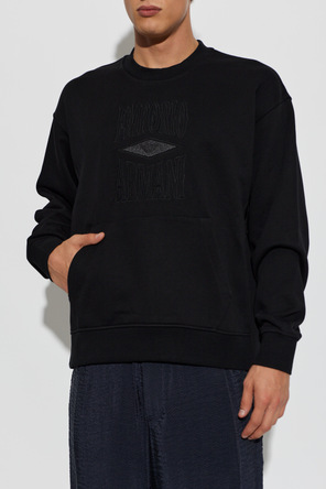 Emporio Armani Sweatshirt mit gesticktem Logo