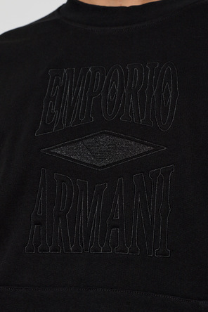 Emporio Armani Sweatshirt mit gesticktem Logo