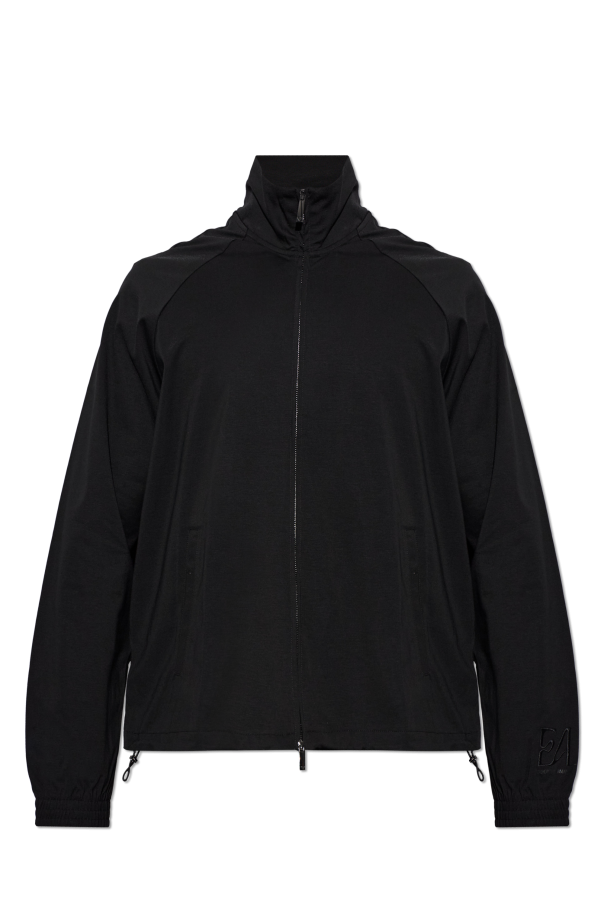 Sweatshirt with embroidered logo on the sleeve od Emporio Armani
