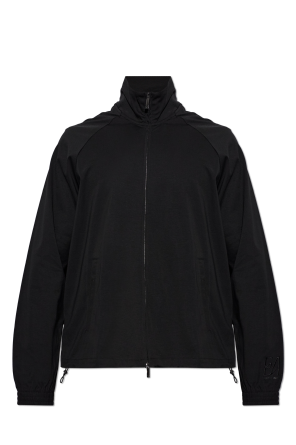 Sweatshirt with embroidered logo on the sleeve