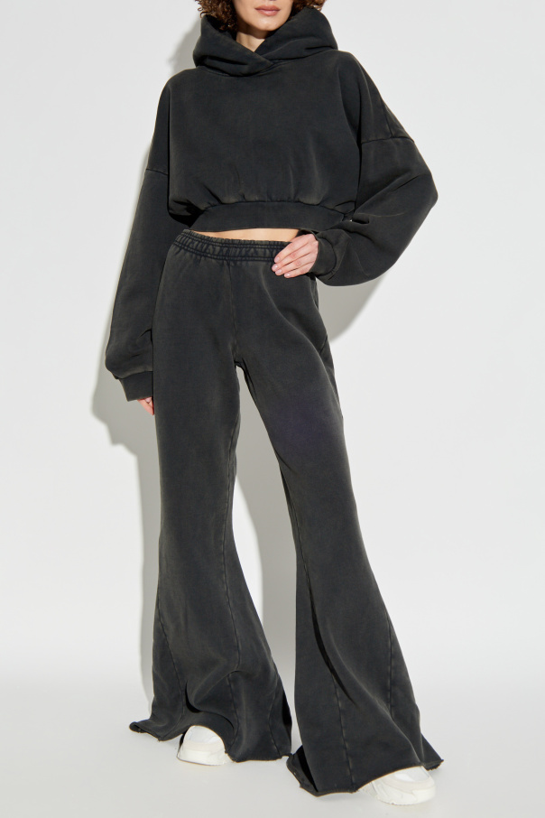 ENTIRE STUDIOS Sudadera corta con capucha