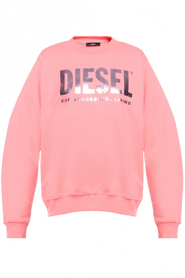 Diesel Logo-printed Diag sweatshirt