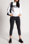 Diesel WHITE Logo-printed sweatshirt