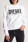 Diesel WHITE Logo-printed sweatshirt