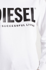 Diesel WHITE Logo-printed sweatshirt