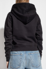 Diesel BLACK ‘F-REGGY’ patched hoodie
