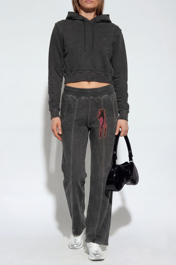 Diesel Sudadera corta ‘F-SLIMMY-HOOD-S3’