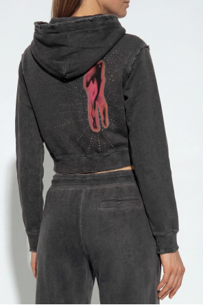 Diesel Sudadera corta ‘F-SLIMMY-HOOD-S3’