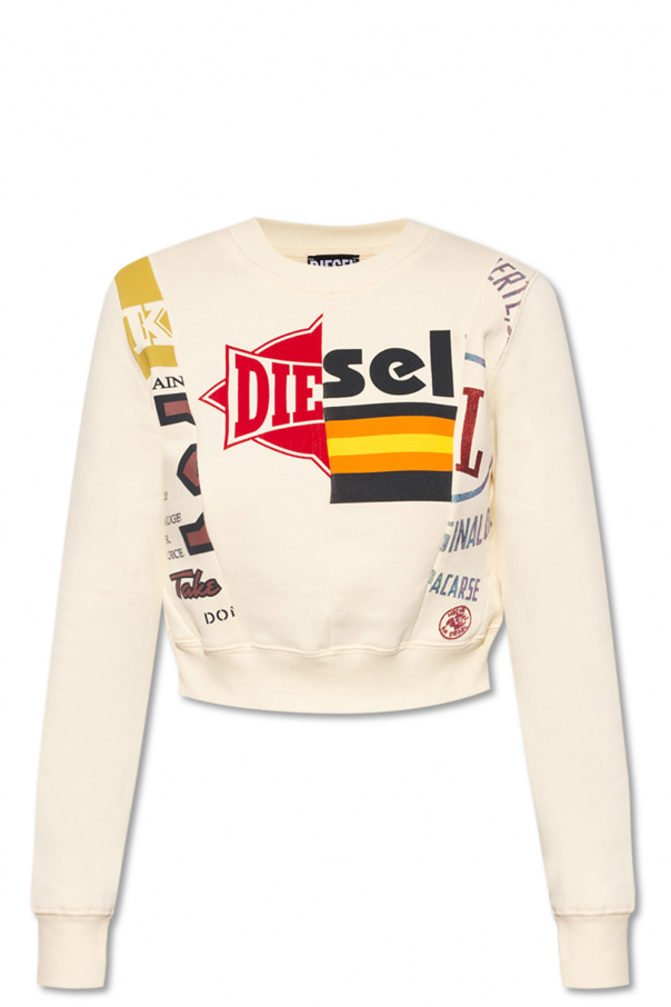 Diesel ‘F-Slimmycut’ crop Diesel sweatshirt