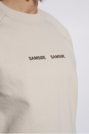 Samsøe Samsøe shirt with logo applique dolce gabbana t shirt