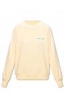 adidas Brand Love Giant Logo Polar Fleece Sweatshirt female