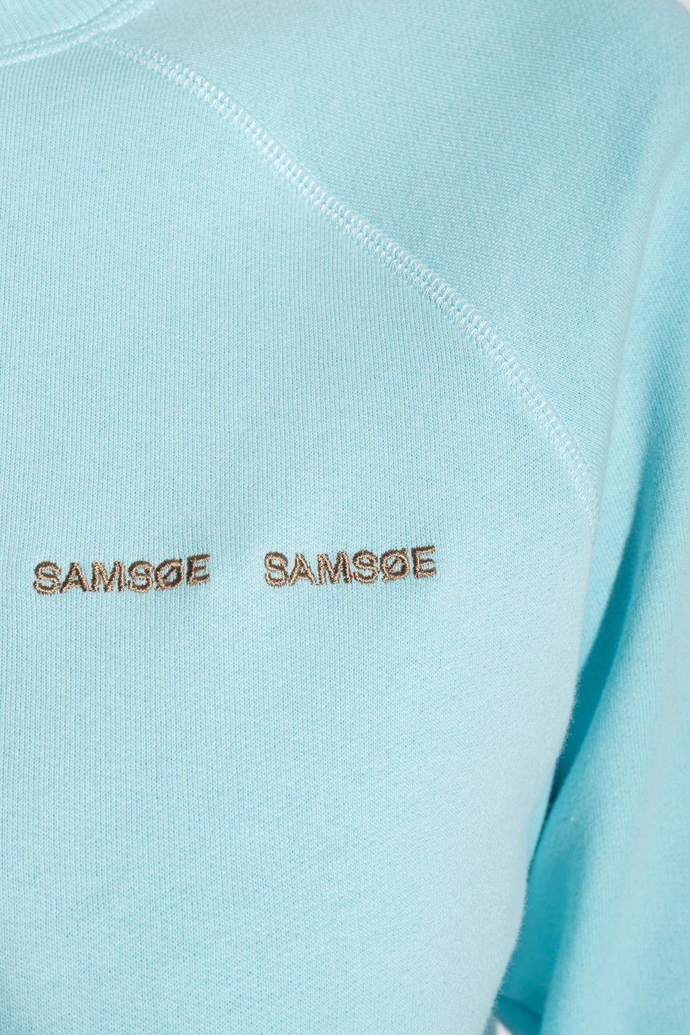 Samsøe Samsøe ‘Gitta’ mesh sweatshirt with logo