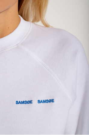 Samsøe Samsøe ‘Gitta’ sweatshirt minidress with logo