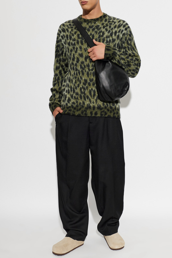 Laneus Pullover mit Animal-Print