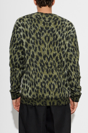Laneus Pullover mit Animal-Print