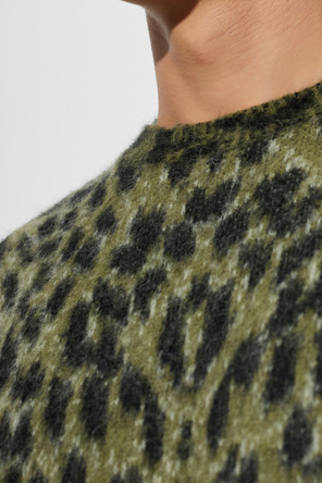 Laneus Pullover mit Animal-Print