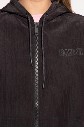 Ganni jacket with logo