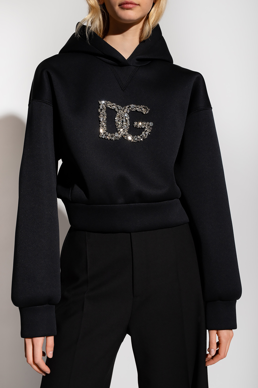 Наборы dolce & gabbana Dolce & Gabbana lace detail cropped top