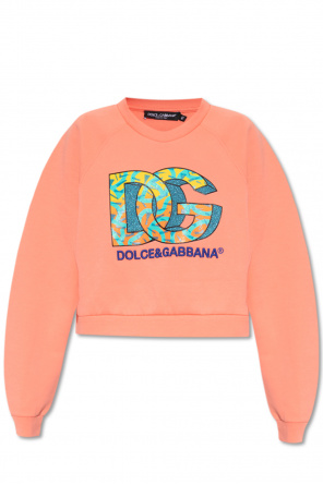 Dolce & Gabbana crew-neck lace jumper