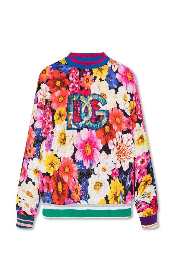 Dolce & Gabbana Sweatshirt with floral motif