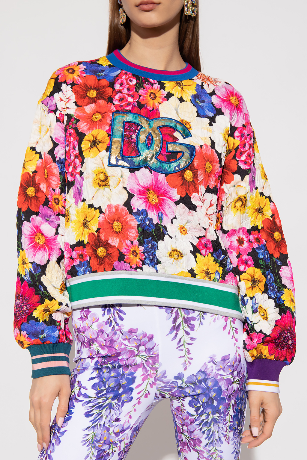 Dolce & Gabbana Sweatshirt with floral motif