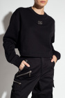 Dolce & Gabbana Cropped sweatshirt with logo