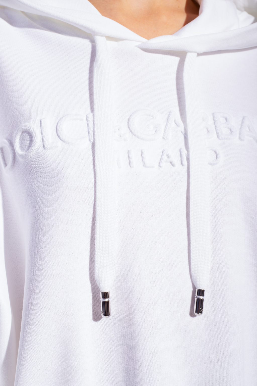 Dolce & Gabbana Kamizelki ocieplane Hoodie with logo