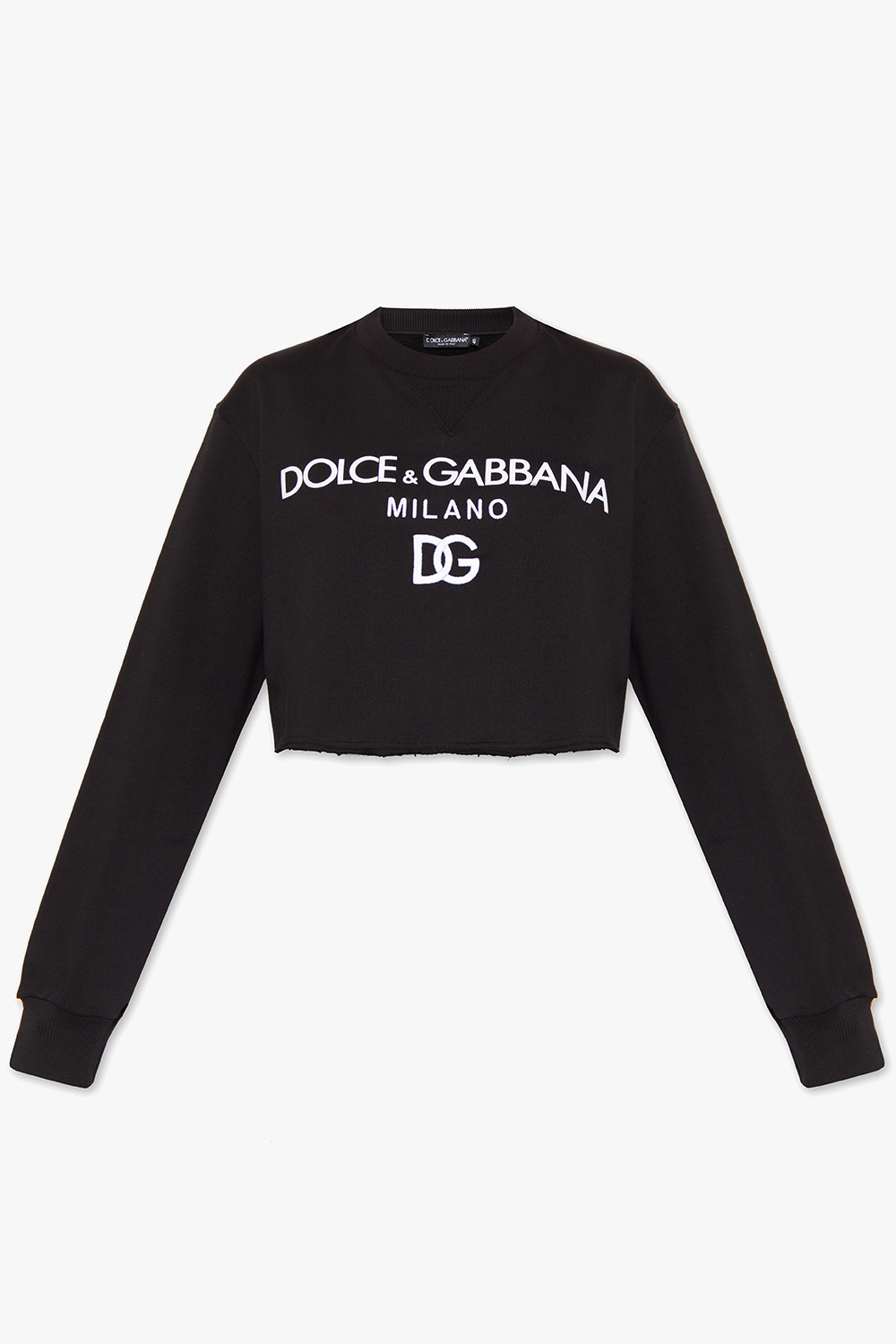 Dolce & Gabbana Cropped sweatshirt with logo