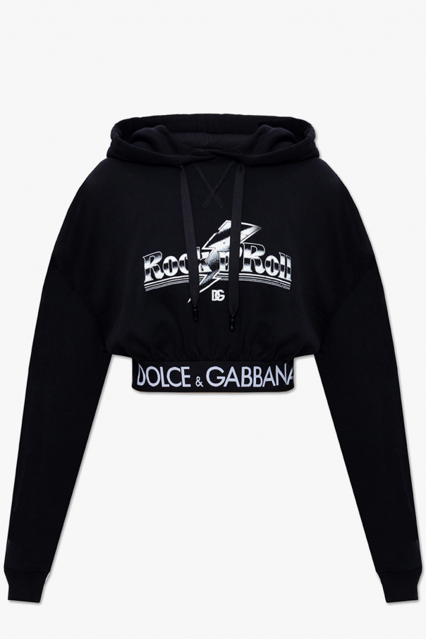 Dolce & Gabbana faded effect skinny jeans Cropped hoodie