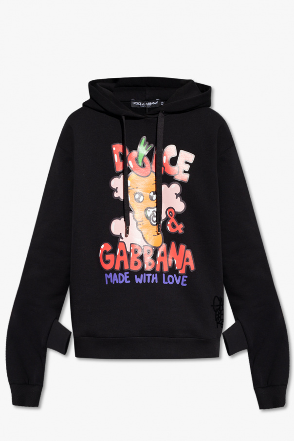 dolce TANK & Gabbana Printed hoodie
