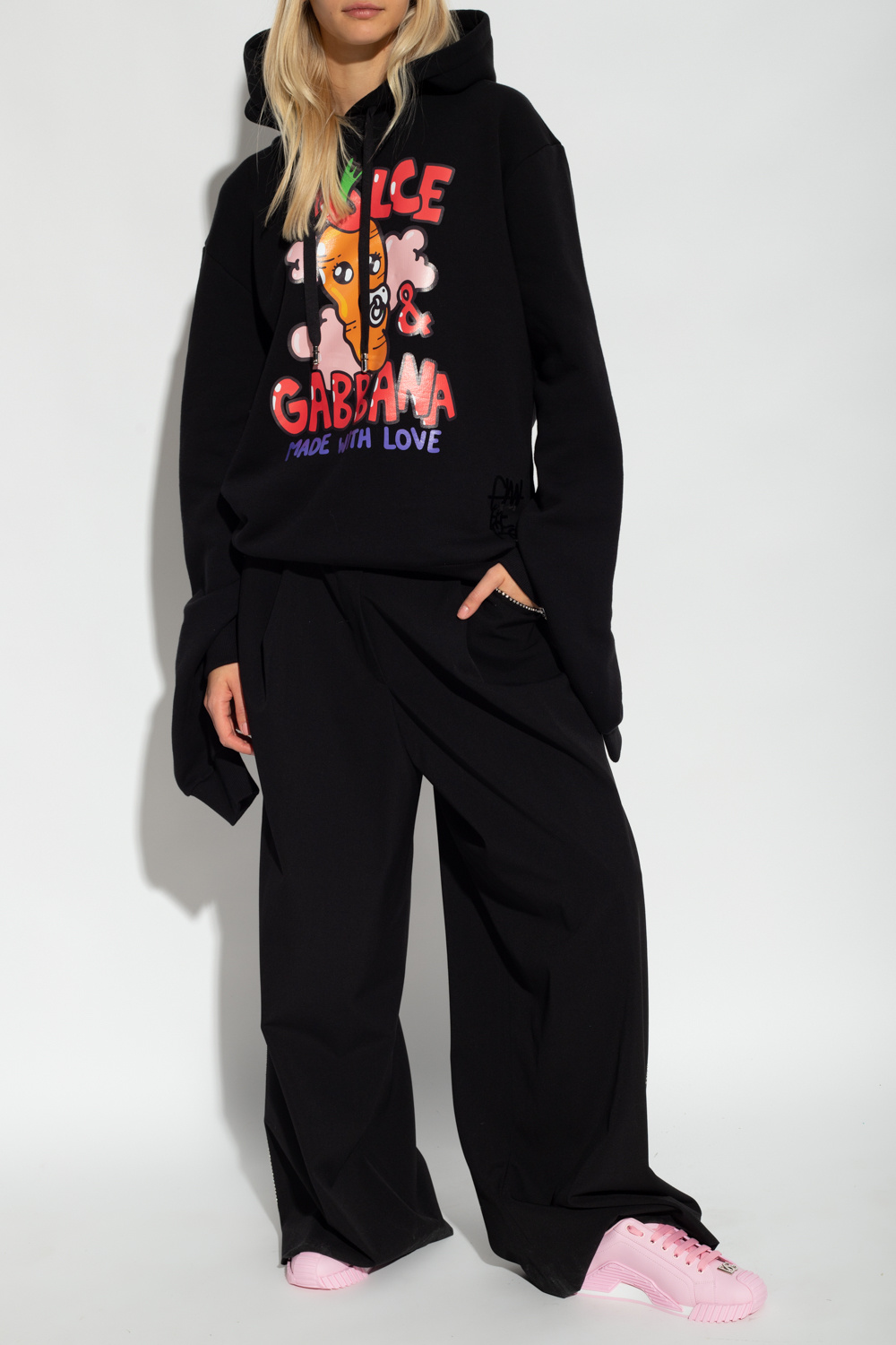 dolce TANK & Gabbana Printed hoodie