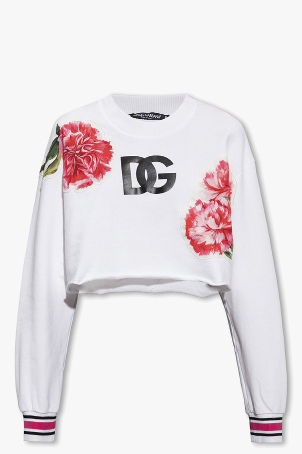 Dolce & Gabbana leggings Dolce & Gabbana Kids logo-print stretch-cotton hoodie