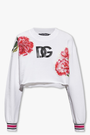 Dolce & Gabbana tweed straight-fit skirt